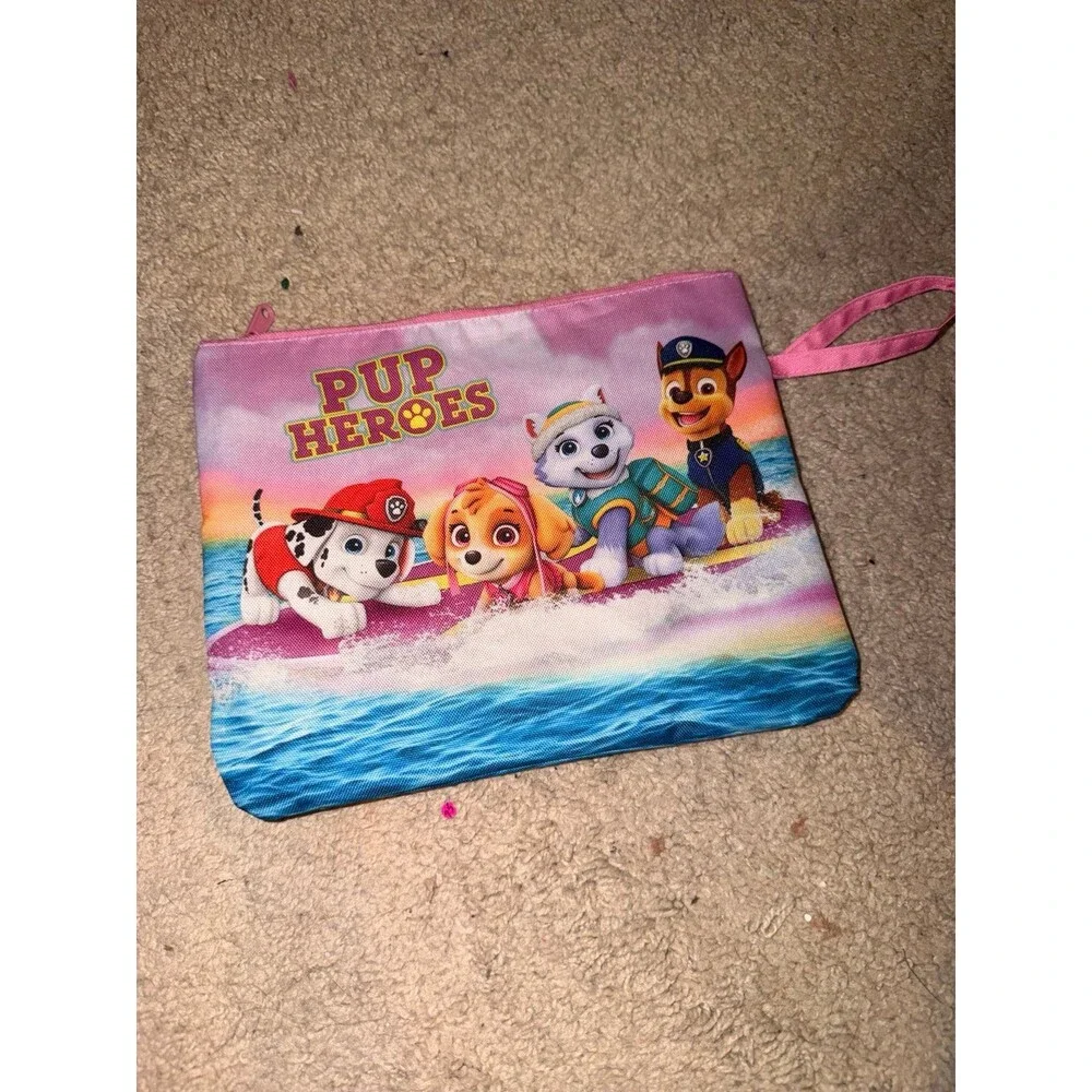 Paw patrol Nickelodeon dog pouch small bag toiletry